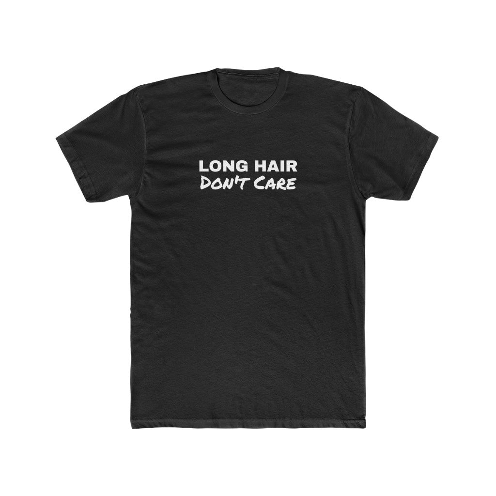 Long Hair, Don't Care - Adult Tee – Spitting Sisters