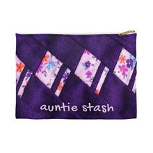 Load image into Gallery viewer, 'Auntie Stash' Pouch - Patchwork Purple