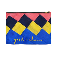 Load image into Gallery viewer, 'Good Medicine' Pouch - Patchwork Yellow