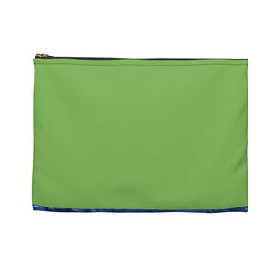 'Not Today, Colonizer' Pouch - Patchwork Green