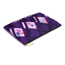 Load image into Gallery viewer, &#39;Auntie Stash&#39; Pouch - Patchwork Purple
