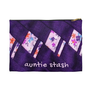 'Auntie Stash' Pouch - Patchwork Purple