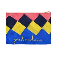 'Good Medicine' Pouch - Patchwork Yellow