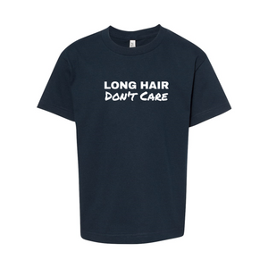 Long Hair Don't Care Youth Tee